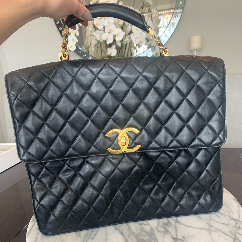Chanel Vintage CC Briefcase